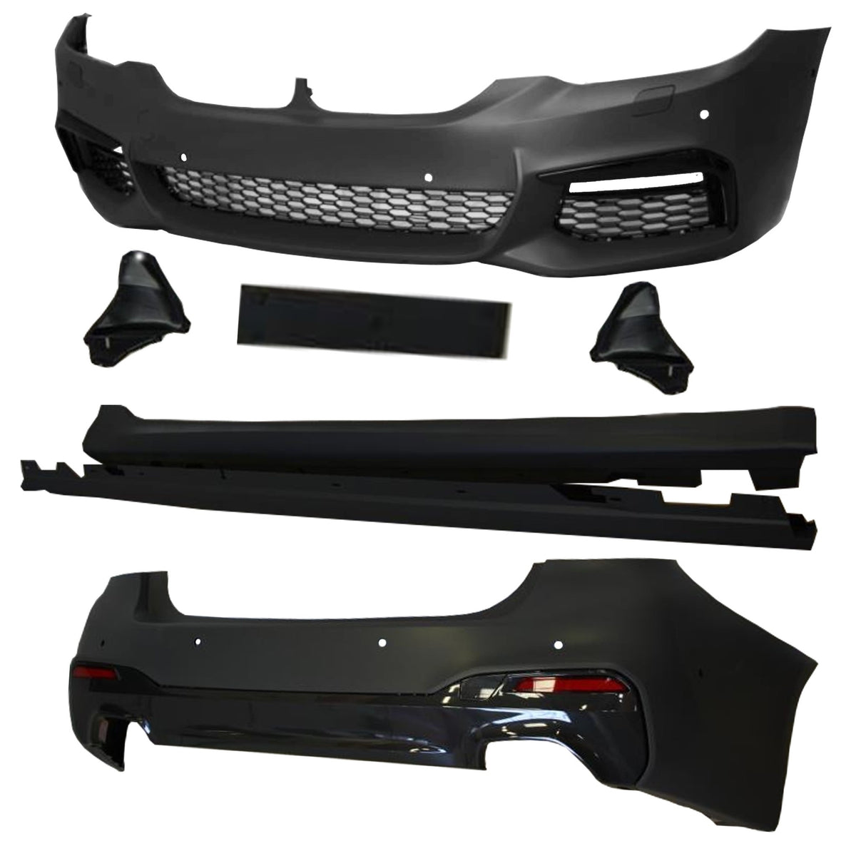 JOM Kit Pare-chocs & Bas de Caisse pour BMW Série 5 G30 2017-2020 Sport-Design PDC SRA