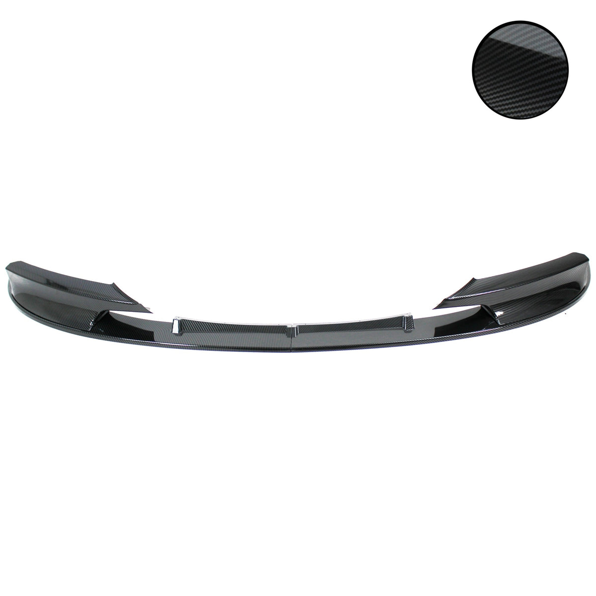 JOM Lèvre de Pare-choc Avant pour BMW Série 3 F30/F31 2011-2019 Carbon Optik Sport Look 2 pièces