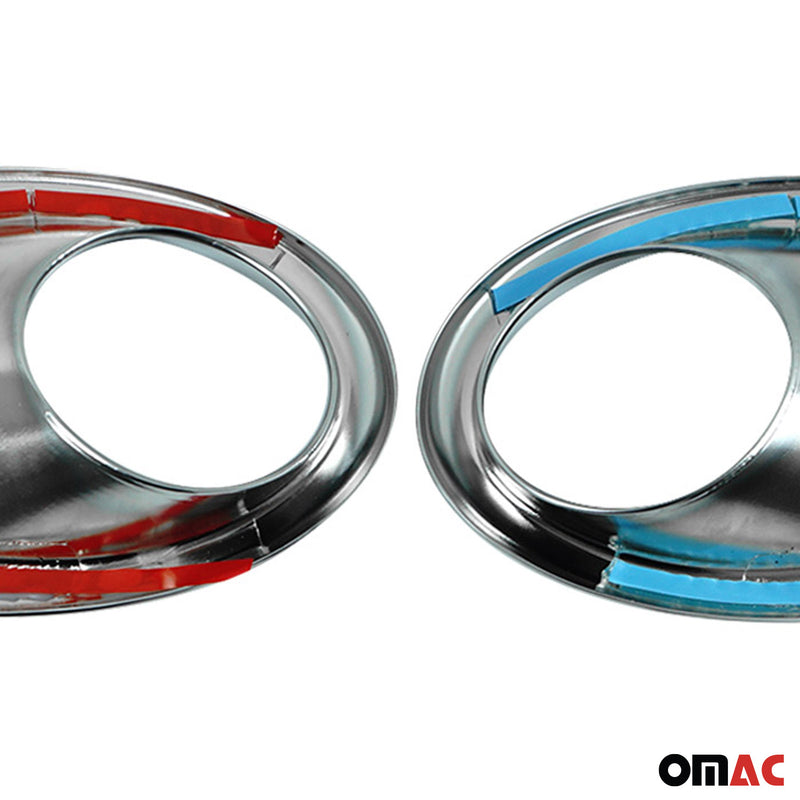 Cadres De Phares Antibrouillard pour Toyota Corolla 2013-2016 ABS 2 Pcs