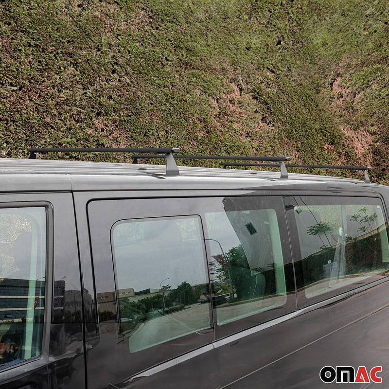2009-2020 Nissan NV200 Barres transversales de coffre Métal noir 3 Pcs