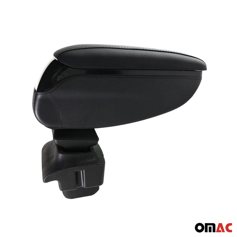 Accoudoir pour Ford Focus Berline 2011-2018 Vinyl Abs Noir Coulissant