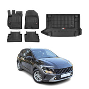 Kit Tapis de Sol et Coffre pour Hyundai Kona I 2018-2023 TPE Noir