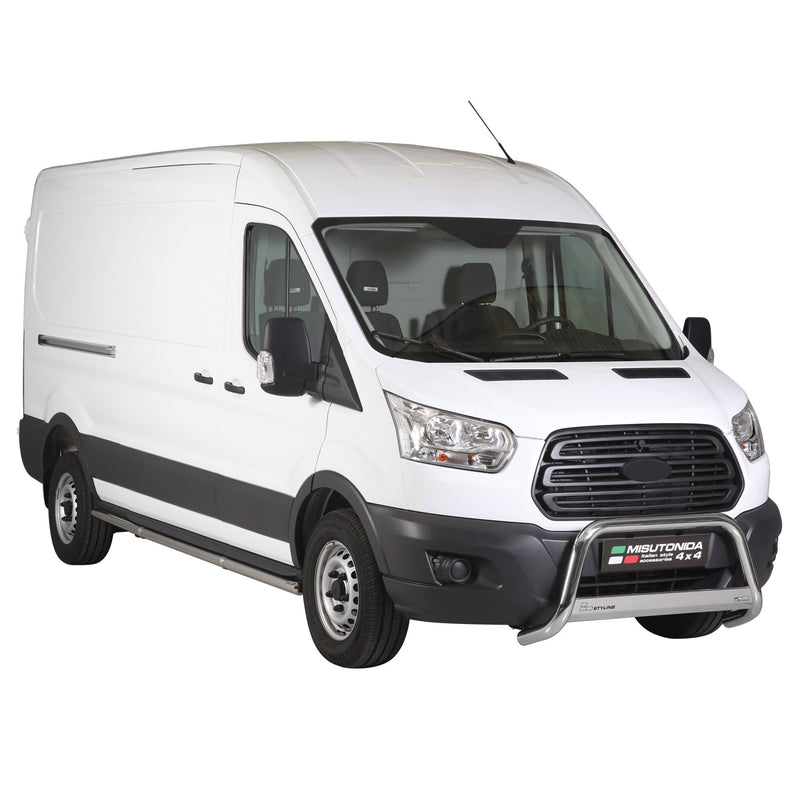 Pare-buffle Avant pour Ford Transit 2014-2024 63 mm en Acier Gris