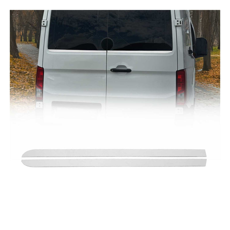Garniture de Vitre Arrière pour VW Crafter 2017-2023 Acier Inox 2 Pcs