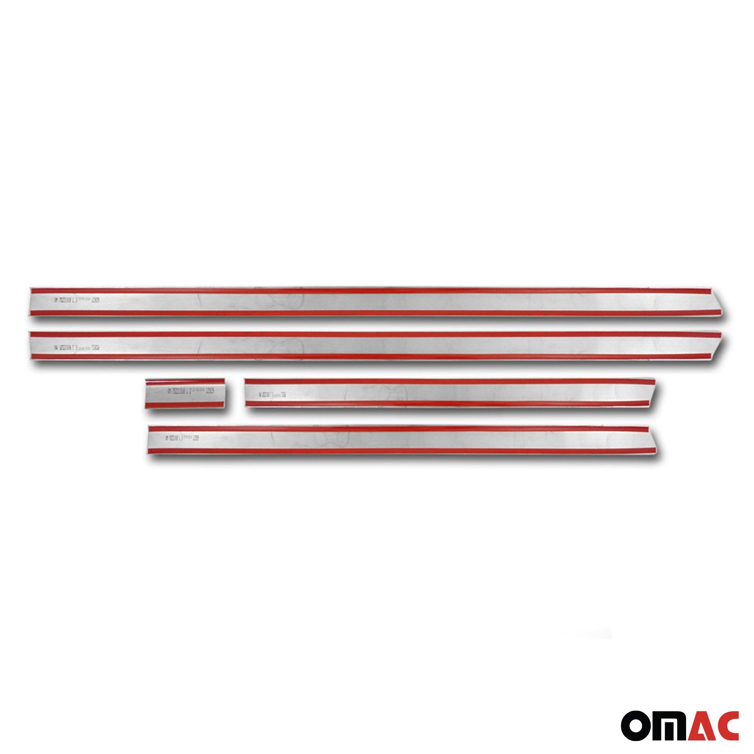 Garniture Baguette de porte latérale pour VW Transporter T5 T6 inox Foncé L1-LHD