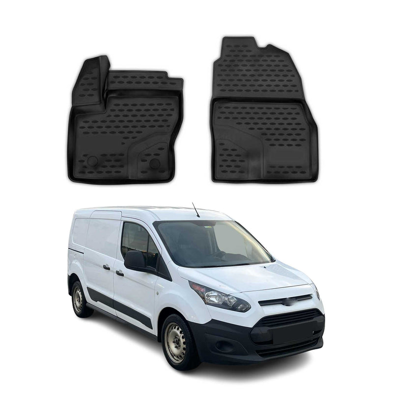 Tapis de Sol pour Ford Tourneo Courier 2014-2022 TPE Noir