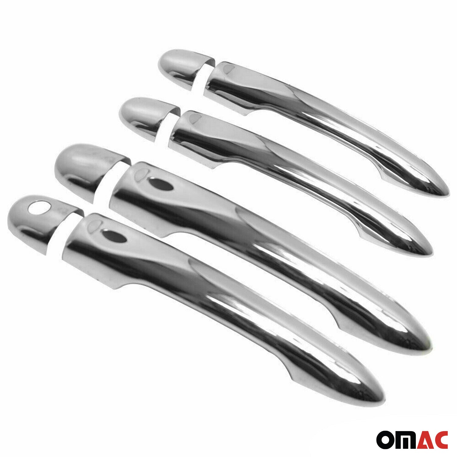 Couverture de poignée de porte pour Renault Captur I 2013-19 Acier Sans clé 8Pcs