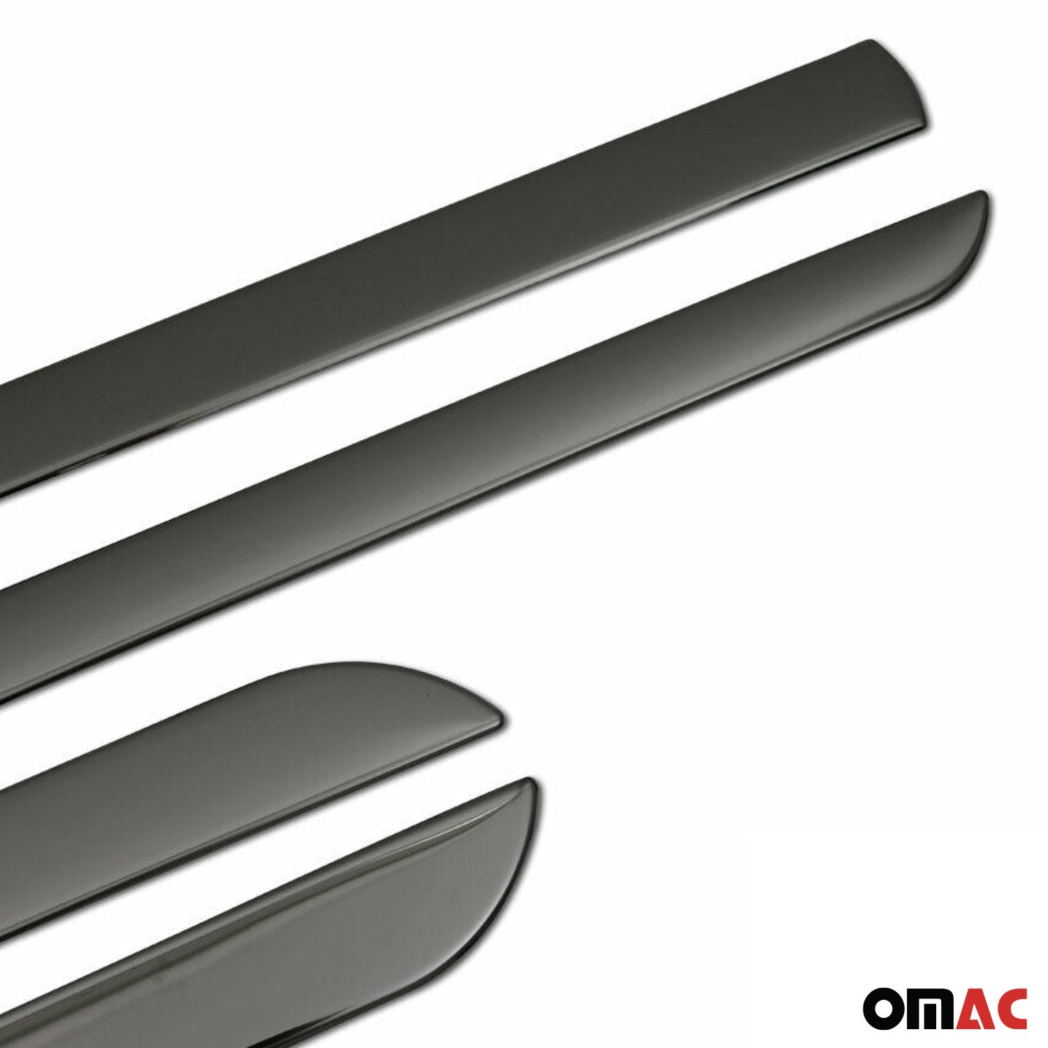 Baguette protection Latérale de porte pour VW Sharan 2010-2023 Chromé Foncé 4x