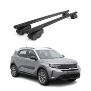Barres de toit Transversales pour Opel Frontera 2024-2026 Aluminium Noir 2Pcs