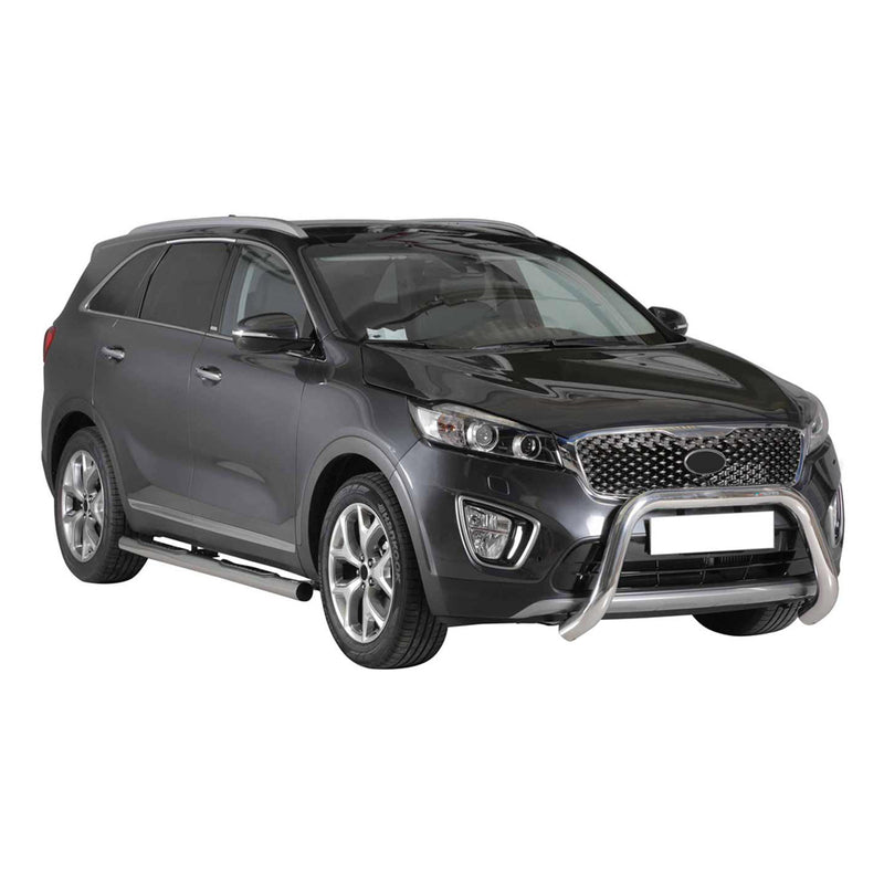 Pare-buffle Avant pour Kia Sorento 2014-2017 76 mm en Acier Gris