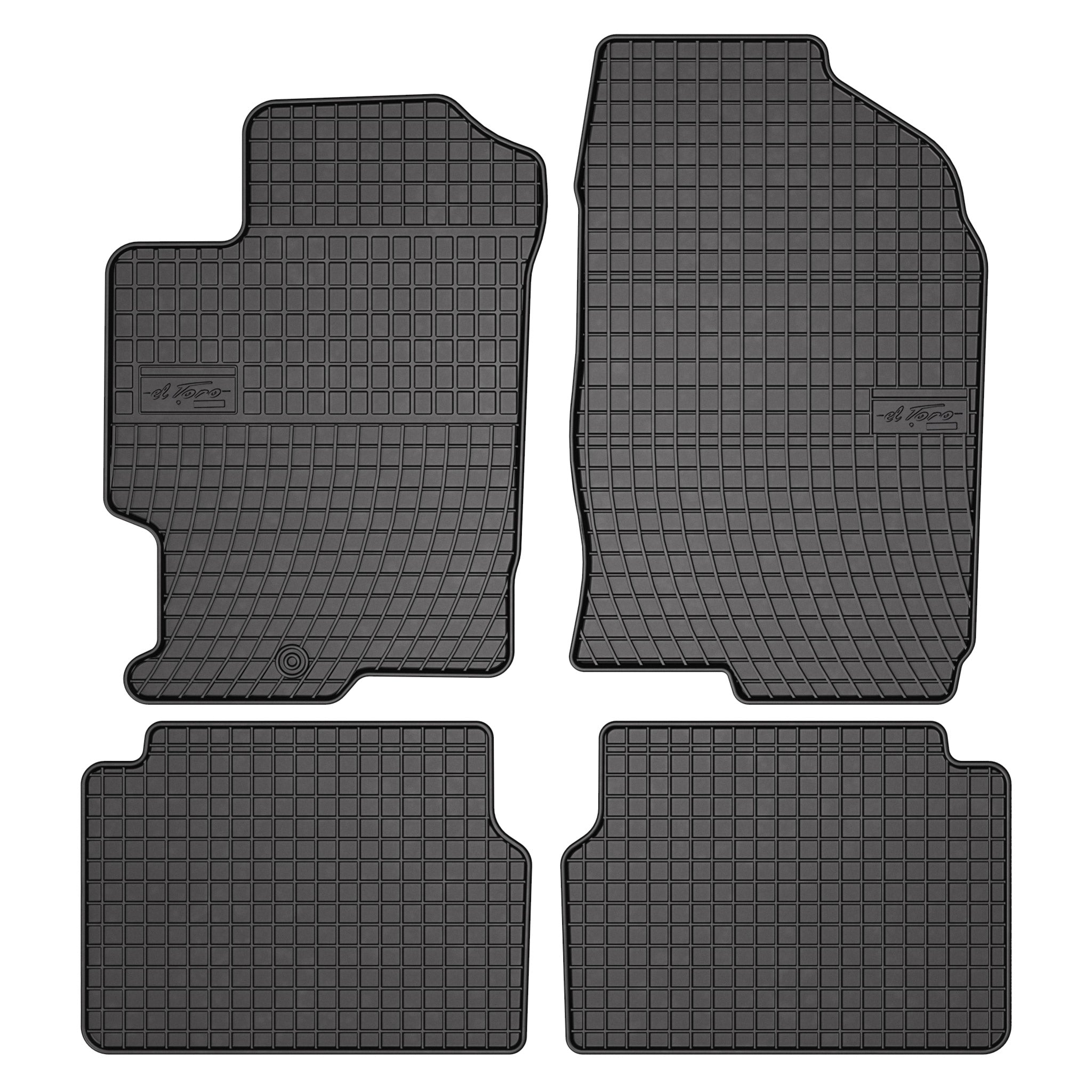 OMAC Tapis de Sol pour Mazda Mazda 6 2002-2007 Caoutchouc Noir