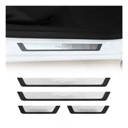 Couverture de seuil de porte pour Opel Mokka/Mokka-e 2021-2026 inox chromé 4 Pcs