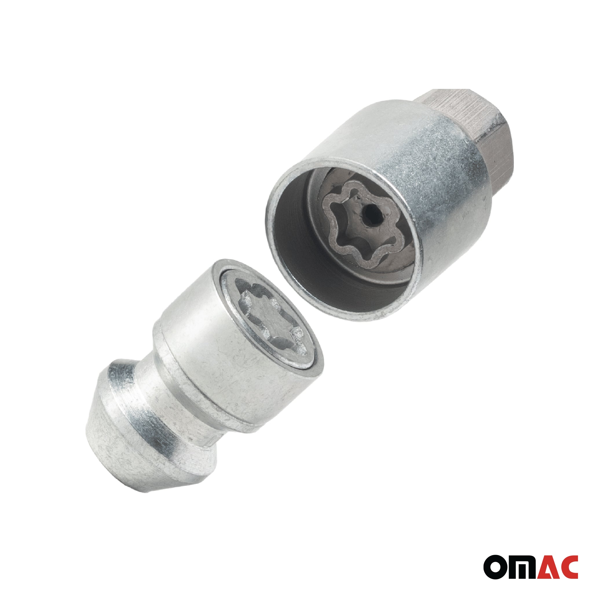 Vis de roue antivol pour Nissan Qashqai jusqu’en 2013 Acier Gris 4x M12X1,25