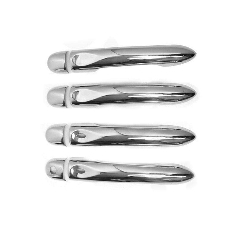 Couverture de poignée de porte pour Renault Captur 2013-2025 Acier Sans clé 8Pcs