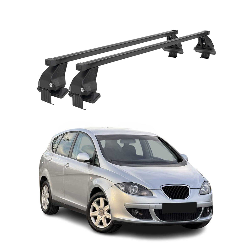 Barres Transversales Menabo pour Seat Altea 2004-2009 Noir