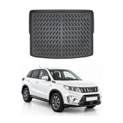 Tapis de coffre Supérieur pour Suzuki Vitara 2015-2027 Noir 3D en Caoutchouc TPE