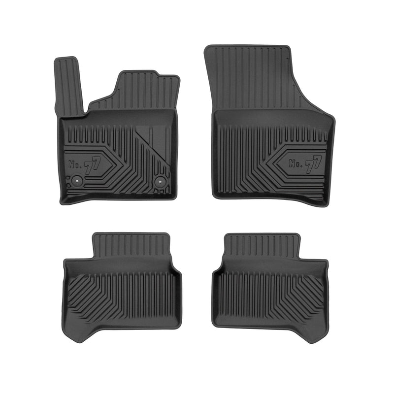 Tapis de Sol de Voiture pour Skoda Citigo-e iV 2019-2020 TPE Imperméable 4Pcs