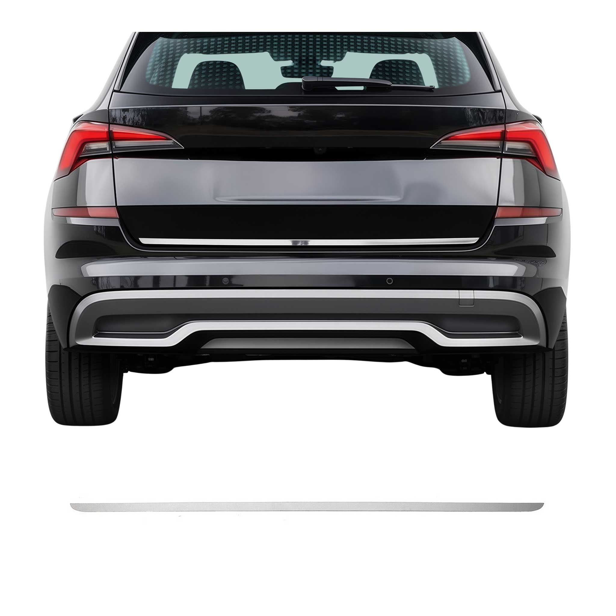 Garniture de Hayon Coffre pour Skoda Kamiq 2019-2026 acier inox