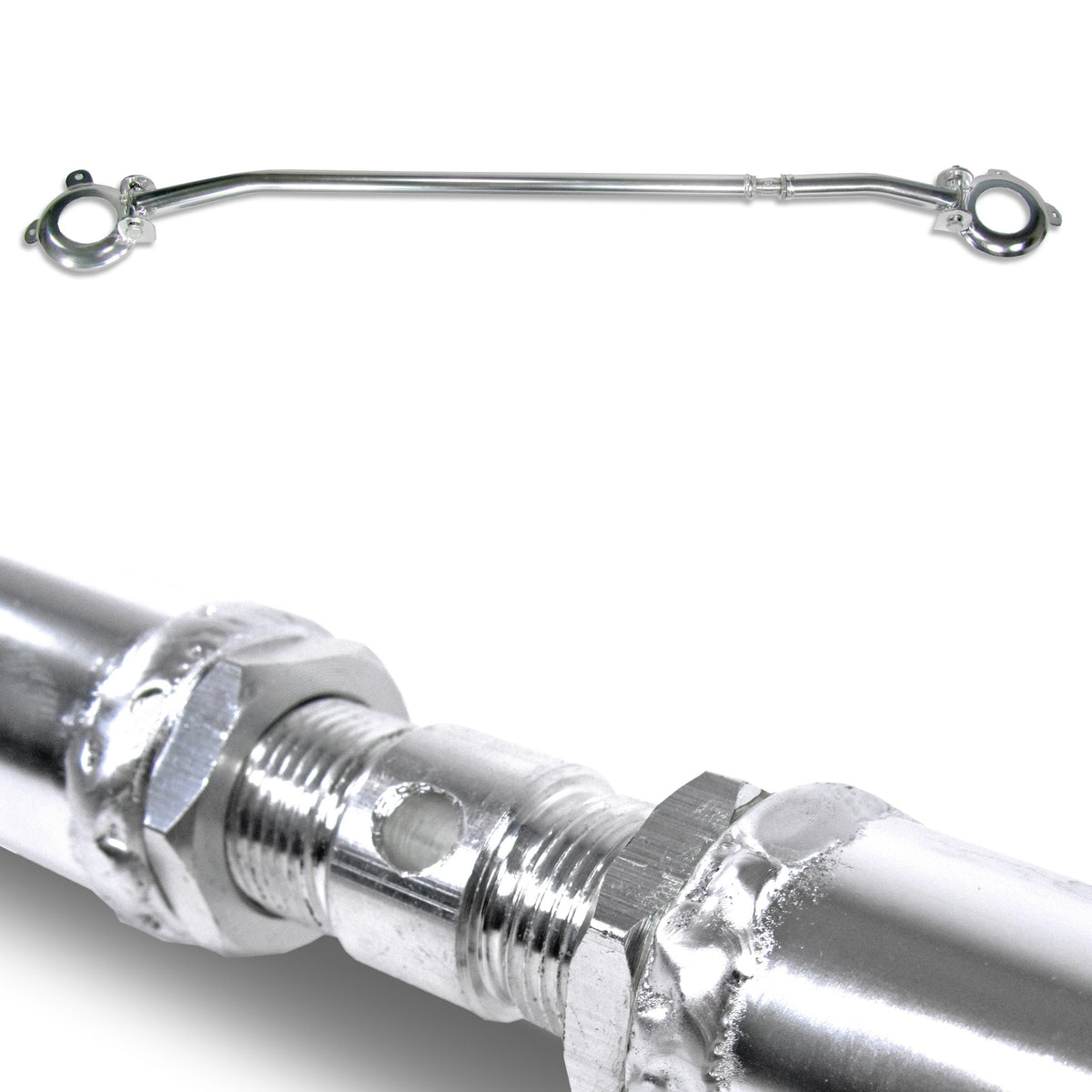 JOM Barre de Renfort Aluminium pour Opel Astra G Aluminium Poli