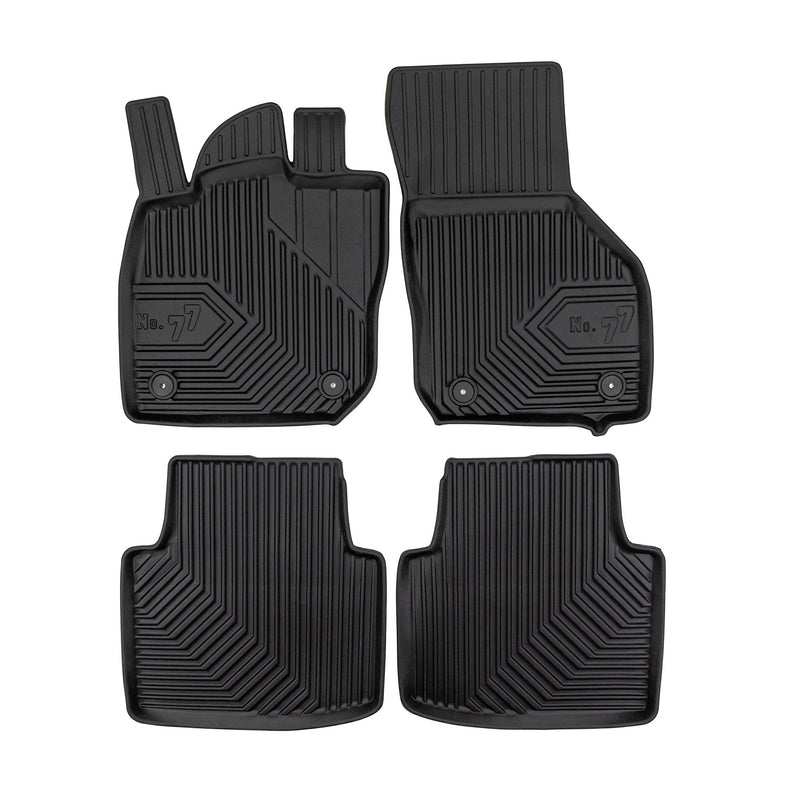 Tapis de Sol de Voiture pour Skoda Superb IV 2023-2025 TPE Imperméable 4Pcs
