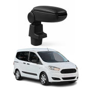 Accoudoir pour Ford Transit Tourneo Courier 2014-2024 Vinyl Abs Noir