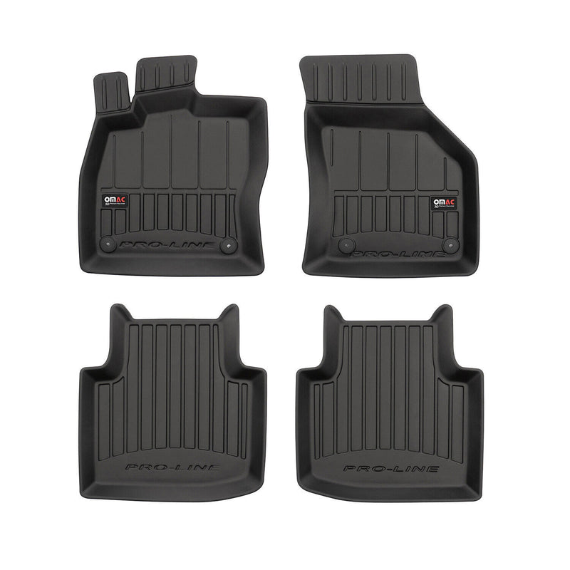 Tapis de Sol pour Skoda Superb 2015-2024 TPE Noir 4 Pcs