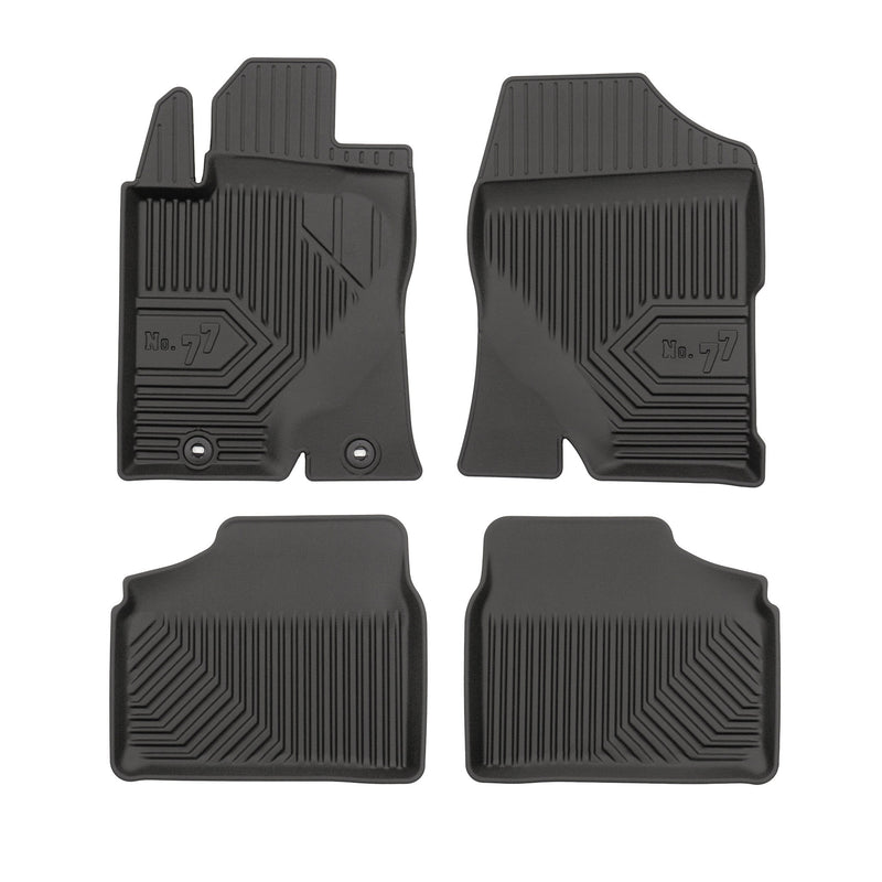 Tapis de Sol de Voiture pour Toyota Avensis II 2003-2009 TPE Imperméable 4Pcs