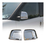 Coques de Rétroviseurs pour Opel Combo D 2012-2018 en Acier Chromé Argent