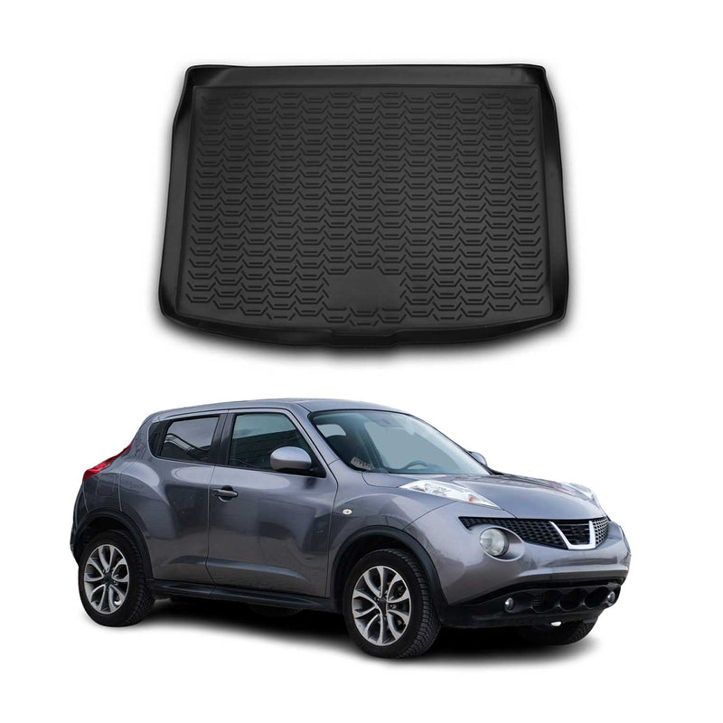 Tapis de Coffre pour Nissan Juke 2014-2019 en caoutchouc TPE 3D Noir 1Pcs