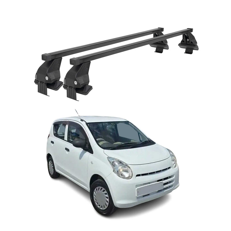 Barres Transversales Menabo pour Suzuki Alto 2009-2015 Noir