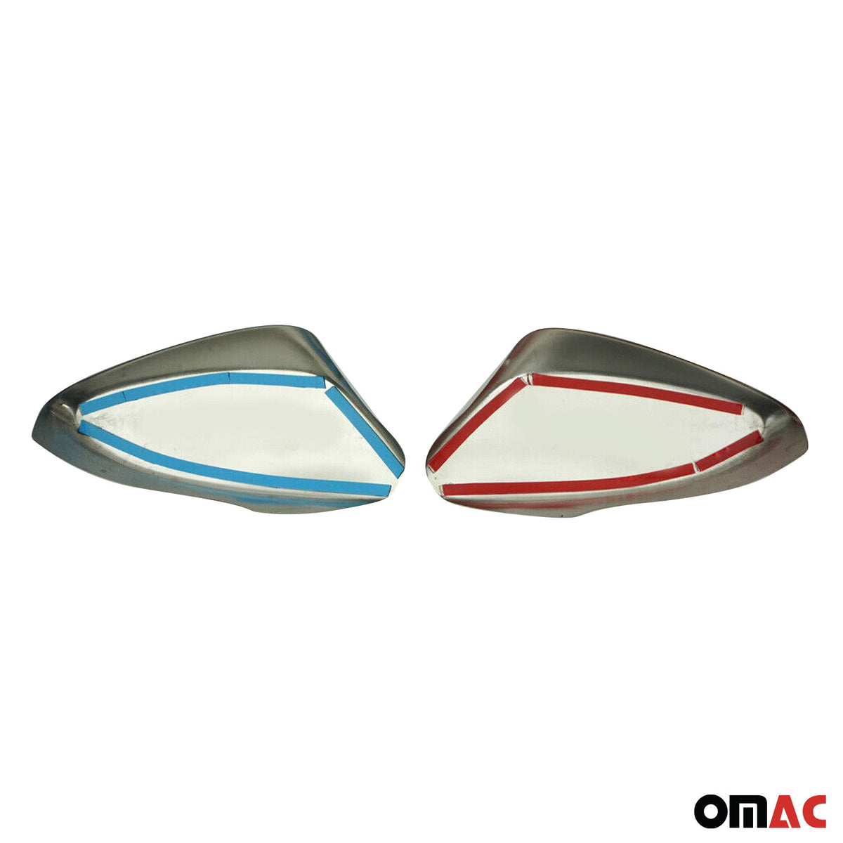 Coques de Rétroviseurs pour Hyundai Elantra mk5 2010-2015 en Chromé Acier Argent