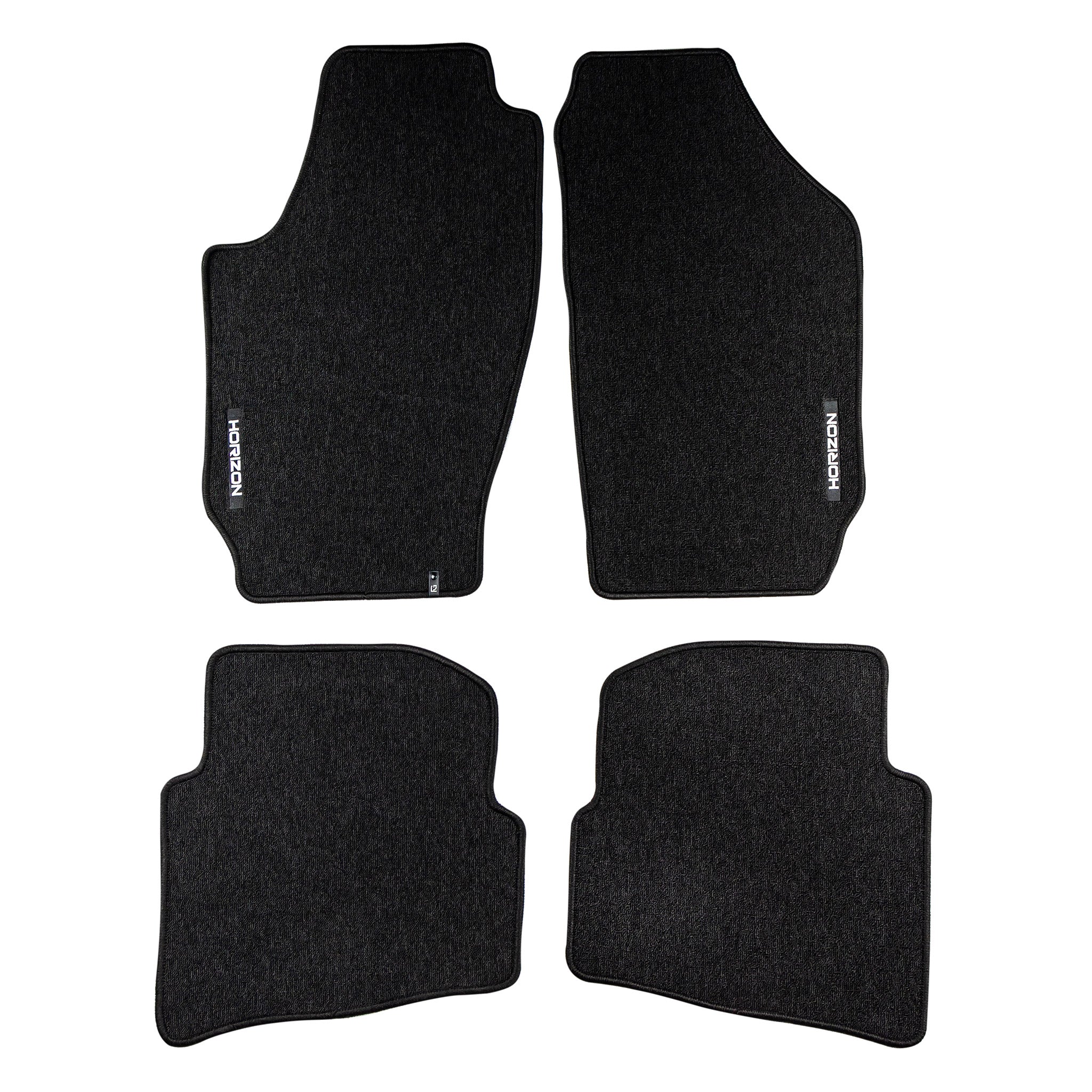 Tapis de Sol de Voiture pour Skoda Fabia I 1999-2008 Velours Imperméable 4Pcs