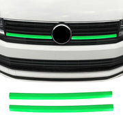 Moulure de Grille de Calandre pour VW T6 Transporter 2015-19 Highline Acier 2Pcs
