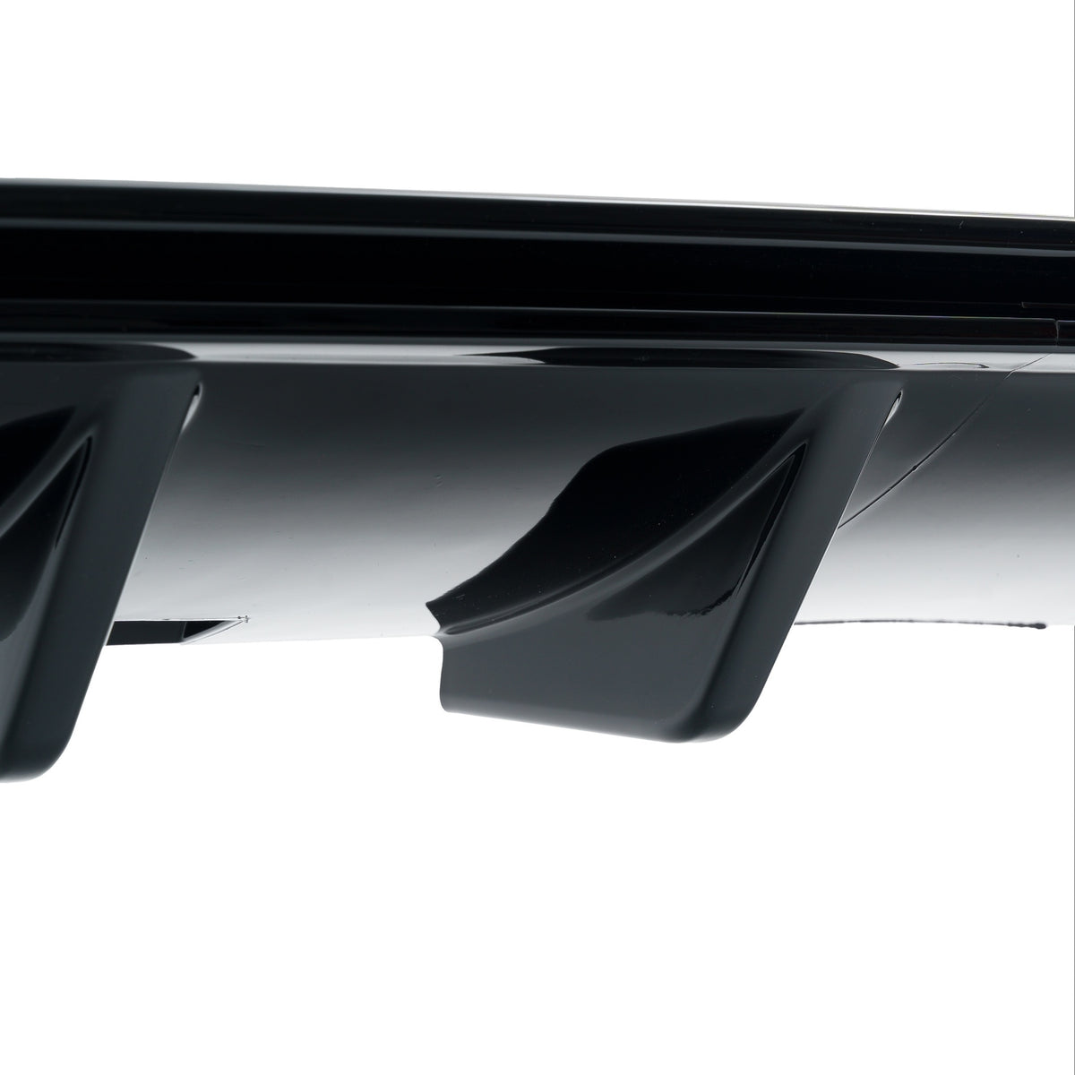 JOM Insert de Pare-choc Arrière pour VW Golf 7 Facelift 2017-2019 Noir Brillant 1-Rohr li/re