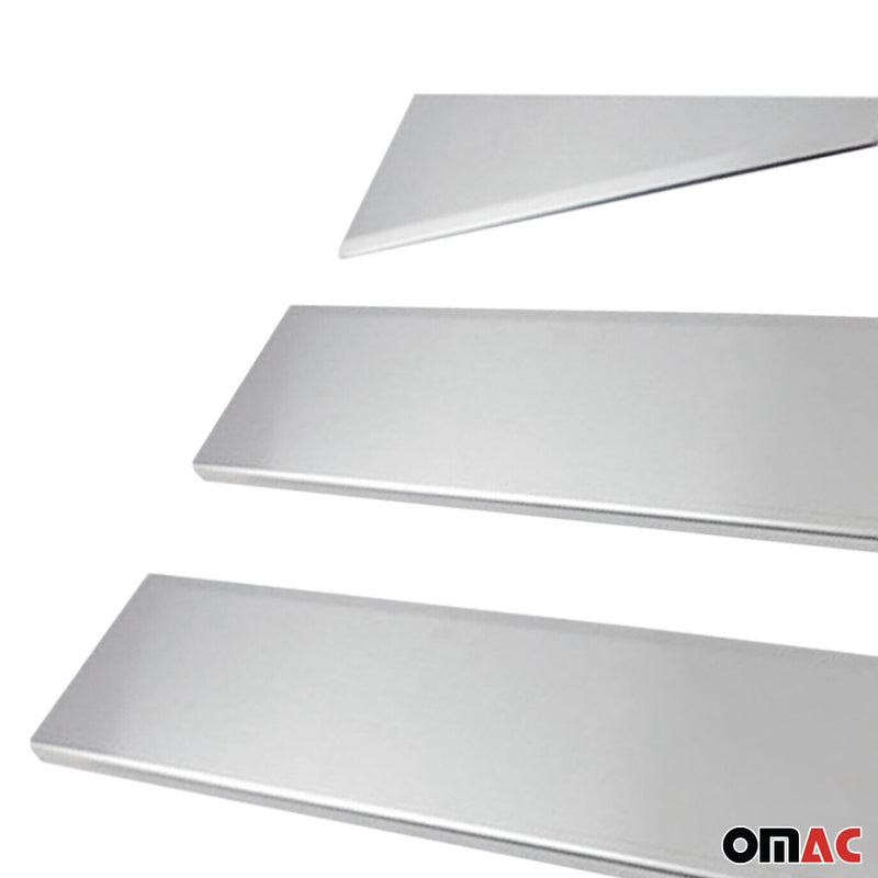 Seuils de porte pour Land Rover Freelander 2006-2014 en acier inox Chromé brossé