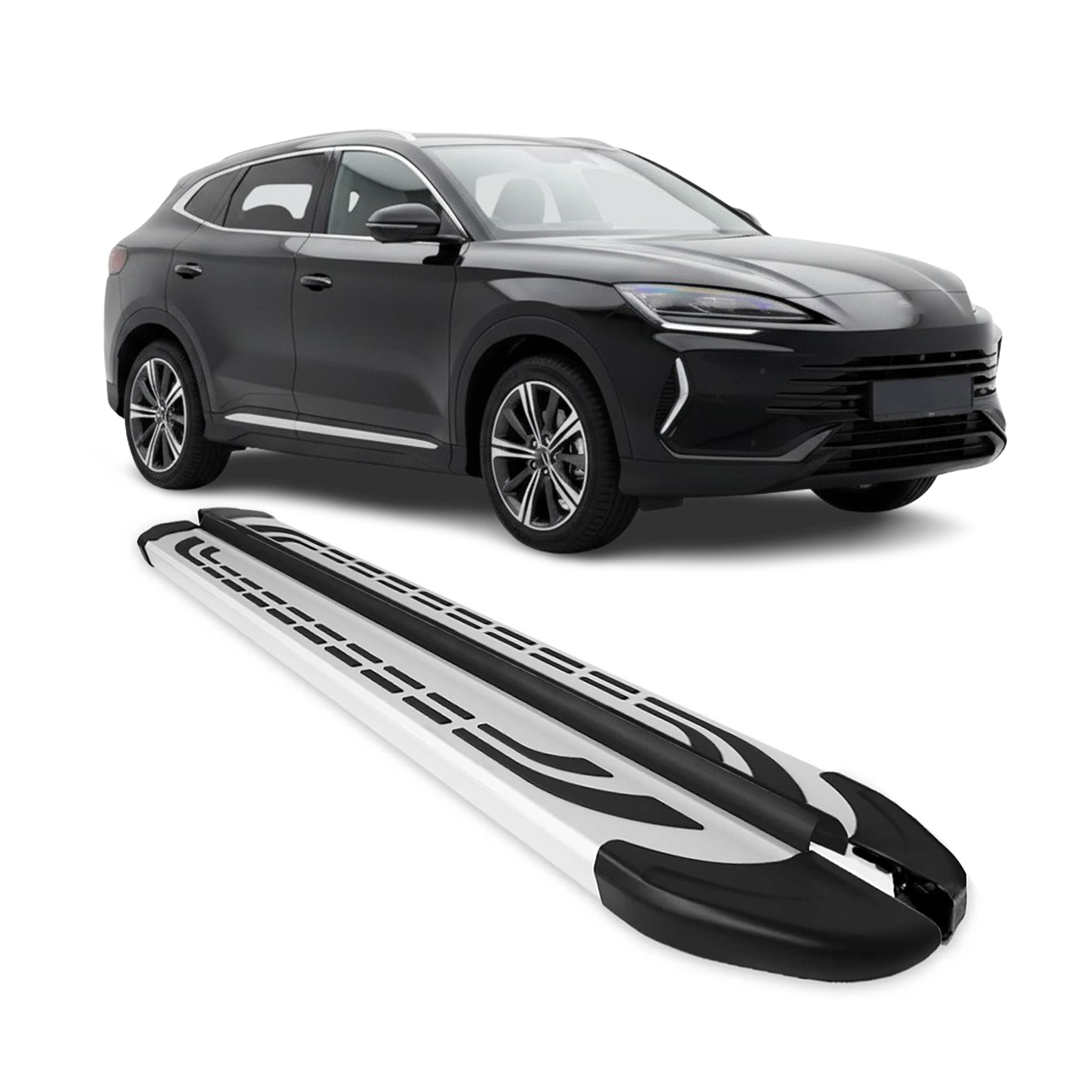 2024-2026 BYD Seal U SUV Marchepieds Latéraux pédale Aluminium Gris 2Pcs