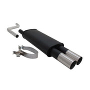Échappement arrière sport Novus pour VW Polo 2 / 3 86C 2x76mm RL-Design avec ABE