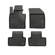 Tapis de Sol de Voiture pour Volvo XC60 II 2018-2026 TPE Antidérapant Noir 4Pcs