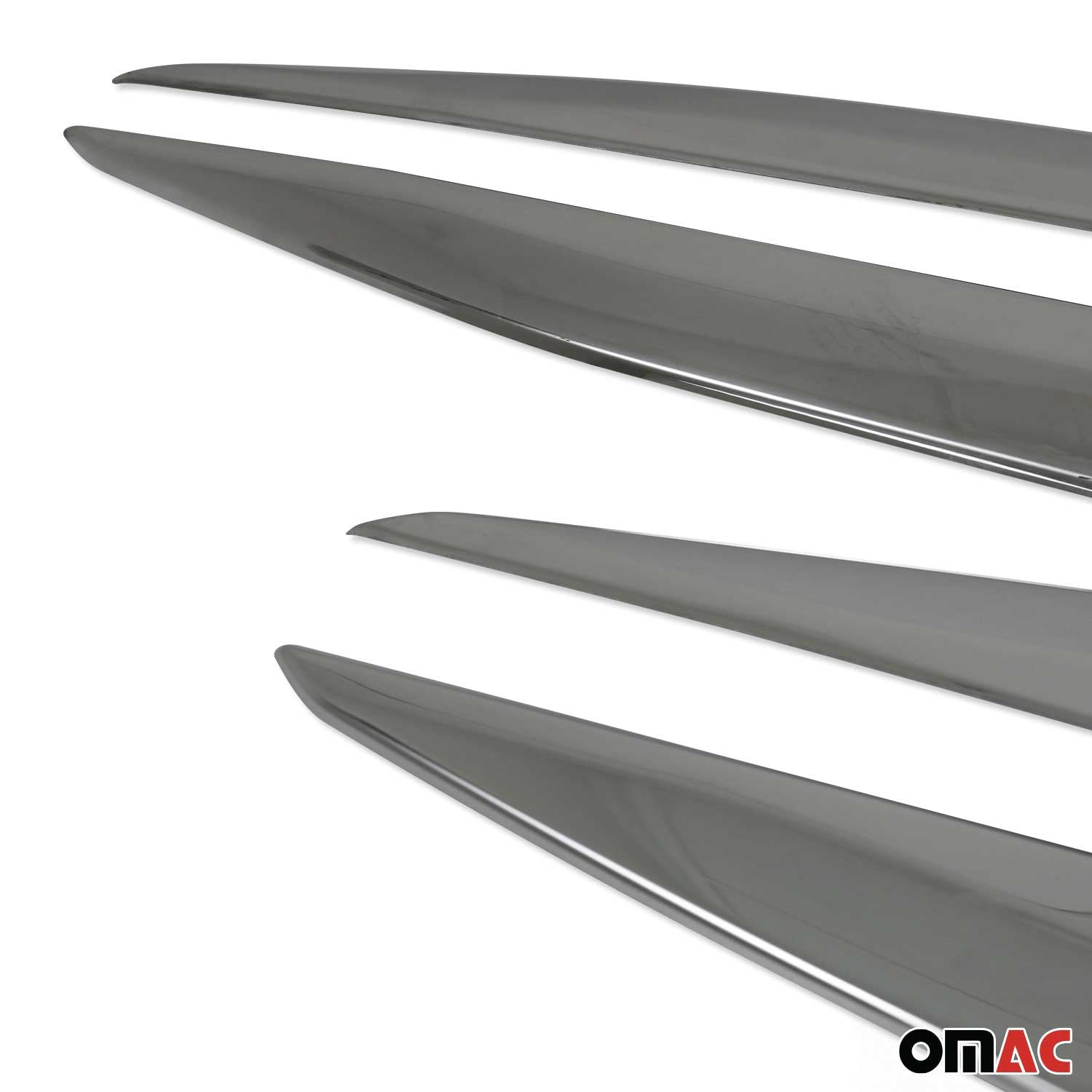 Garniture Baguette de porte latérale pour Peugeot 2008 2019-2025 inox Foncé 4Pcs