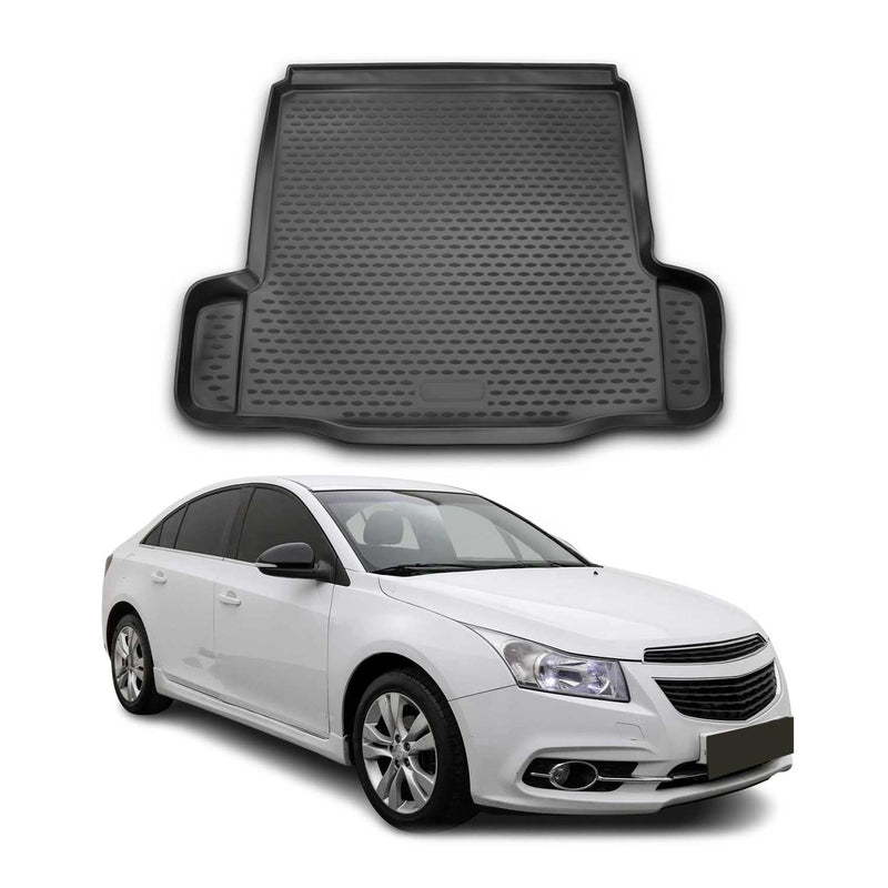 Tapis de Coffre pour Chevrolet Cruze 2009-2014 TPE Noir