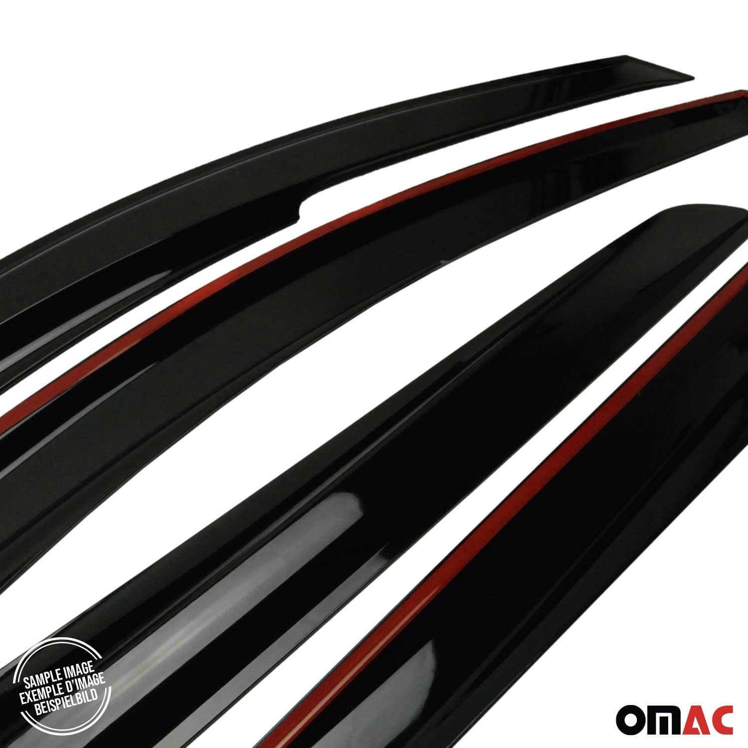 Déflecteurs De Vent Pluie D'air pour Opel Mokka A 2012-2020 Acrylique 4 Pcs