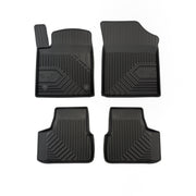 Tapis de Sol de Voiture pour Skoda Citigo 2011-2019 TPE Antidérapant Noir 4Pcs