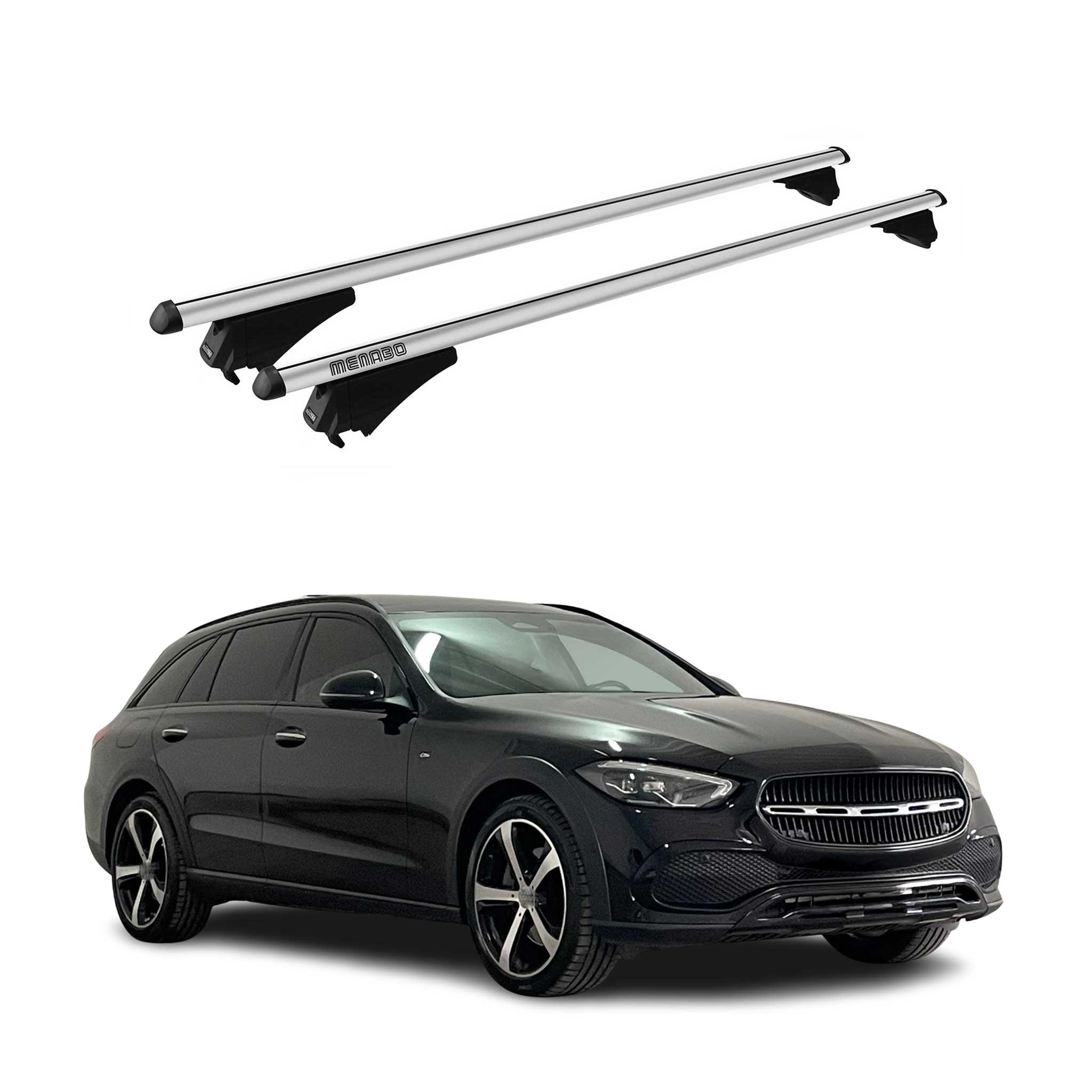 Tiger Barres De Toit Transversales pour Mercedes C-Klasse S206 2021-2026 Gris