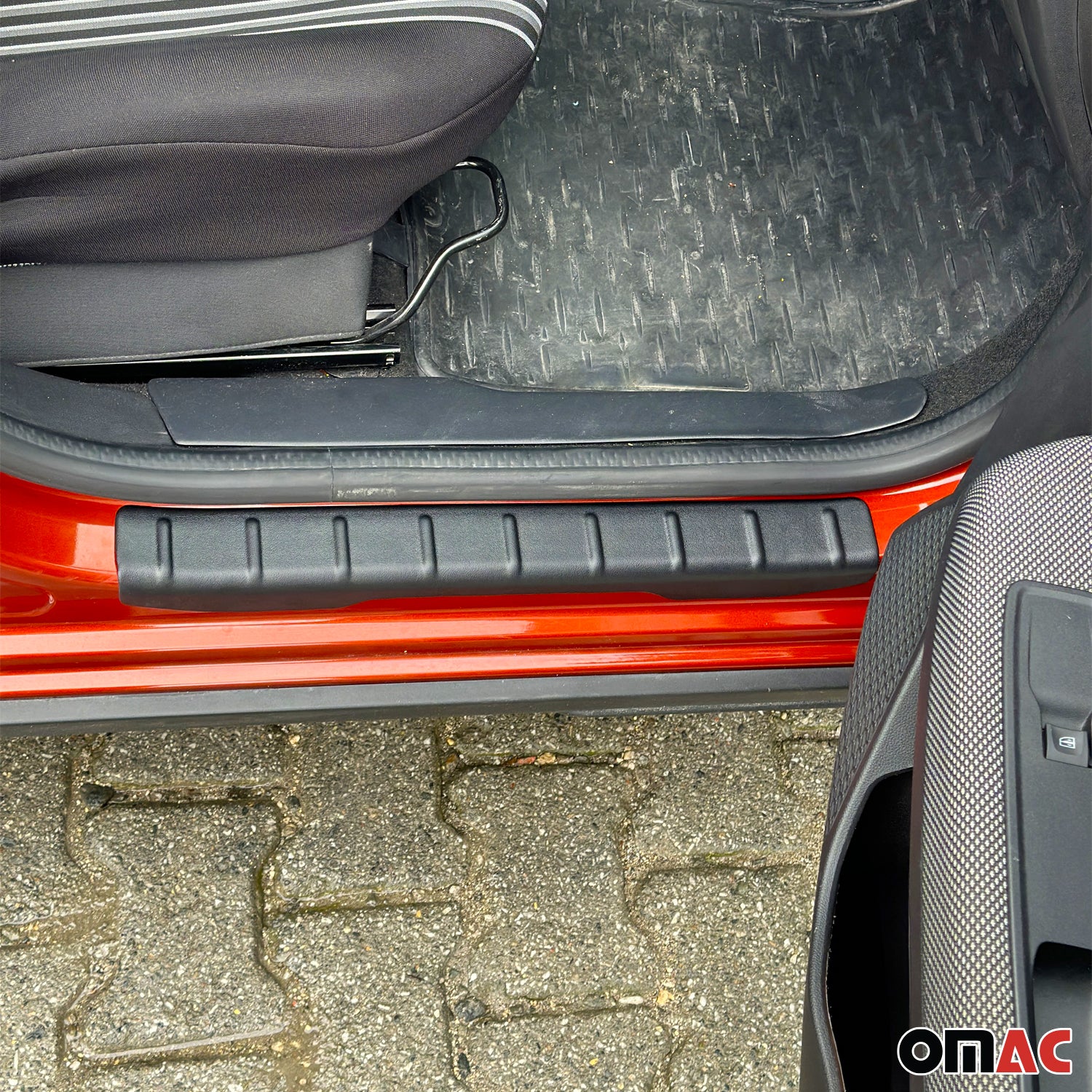 Couverture De Seuil De Porte pour Dacia Sandero 2021-2025 ABS 4 Pcs