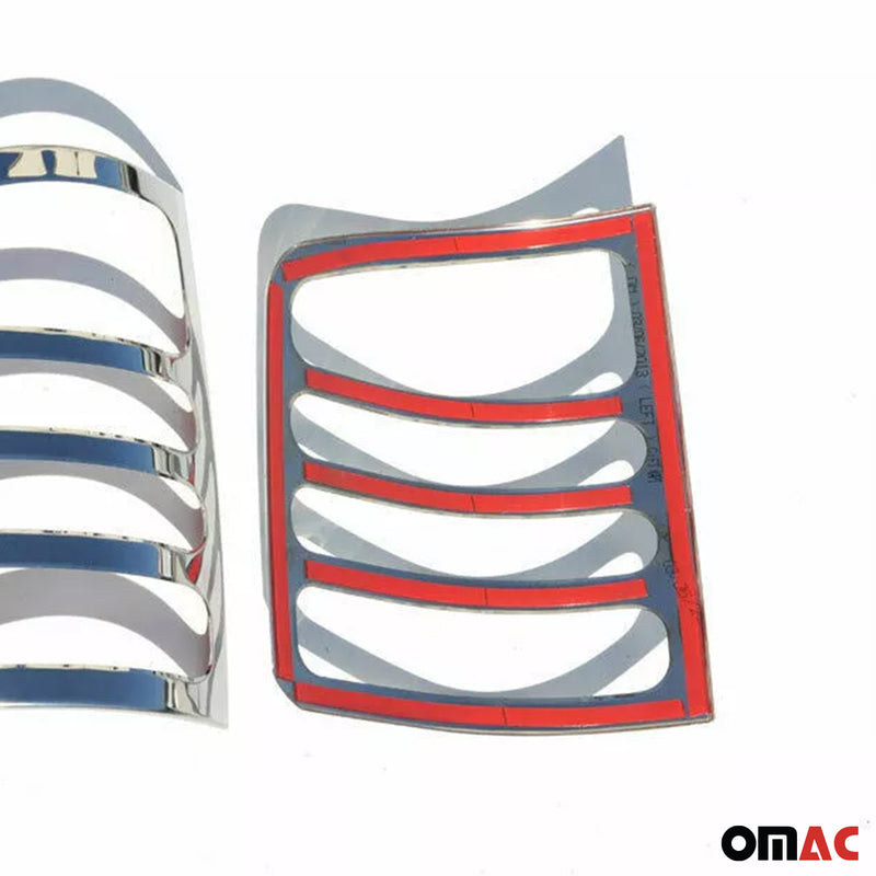 Cadre de Feu Stop Arrière pour VW T5 Transporter 2003-2010 acier inox 2x