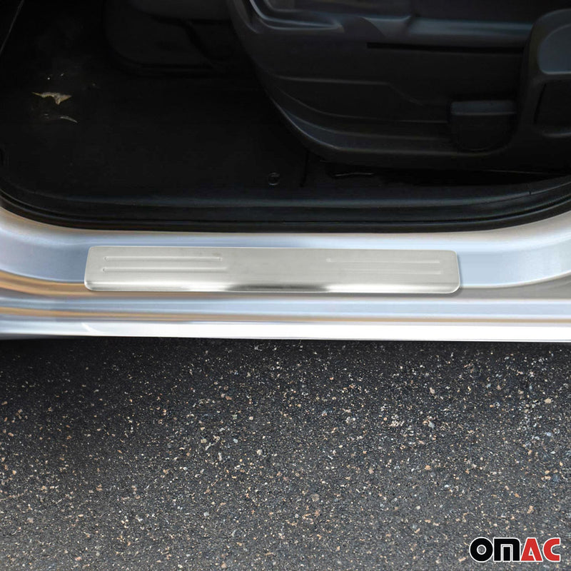 Seuils de porte pour Kia Soul 2009-2014 Acier inox Chromé