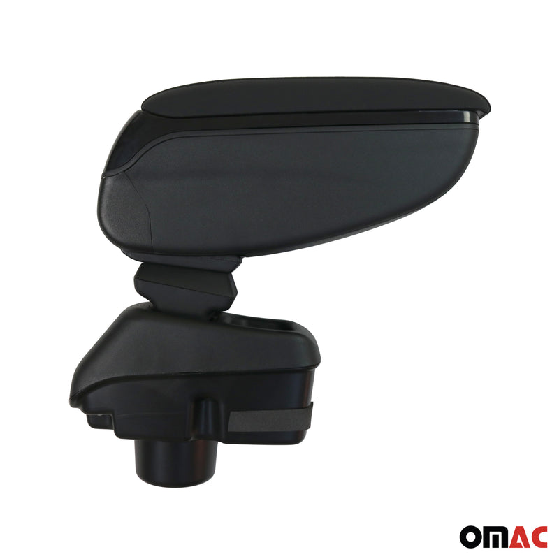 Accoudoir pour Ford Fiesta Break 2009-2016 Vinyl Abs Noir Coulissant