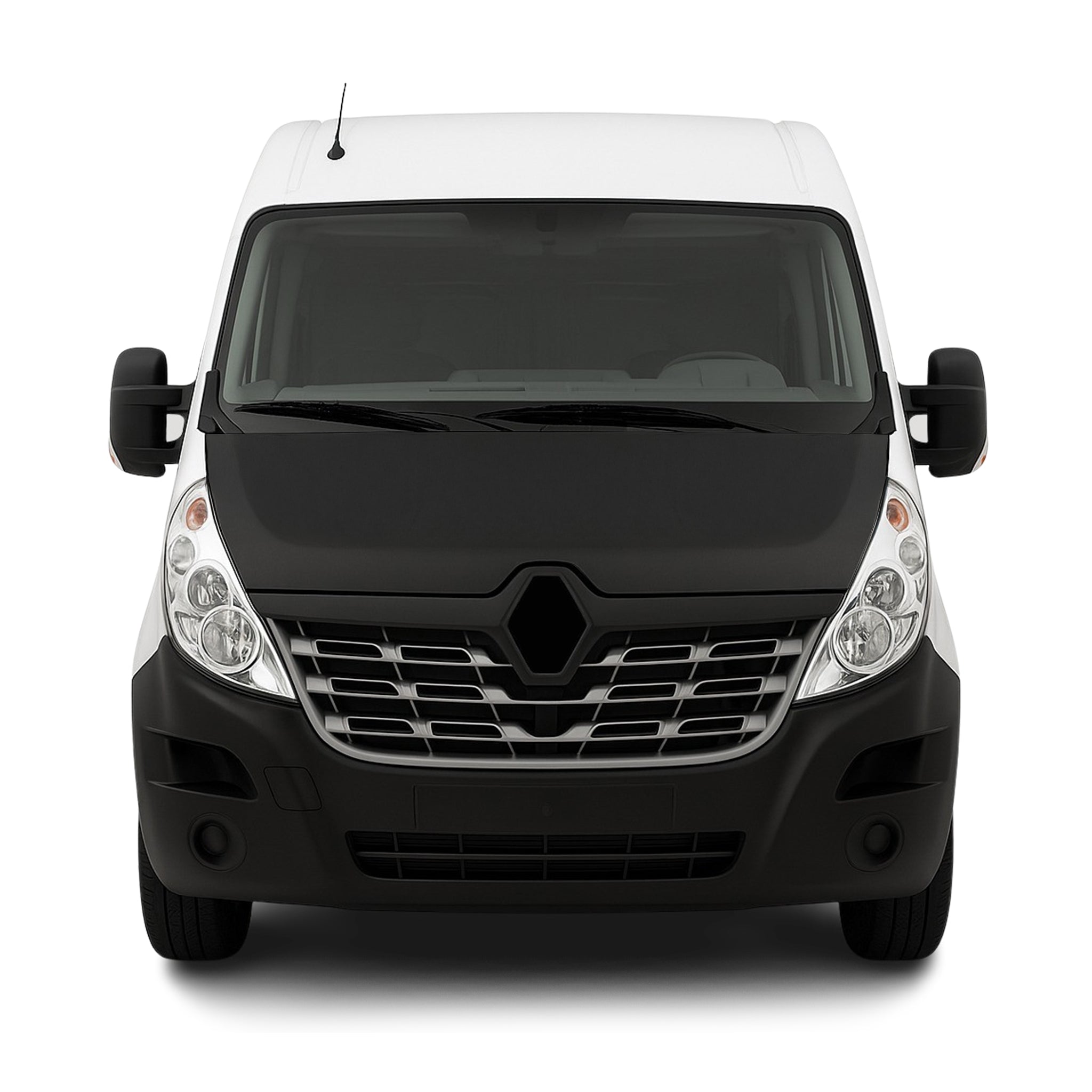 Protège Capot pour Renault Master 2014-2020 Masque voiture vinyle Noir complète