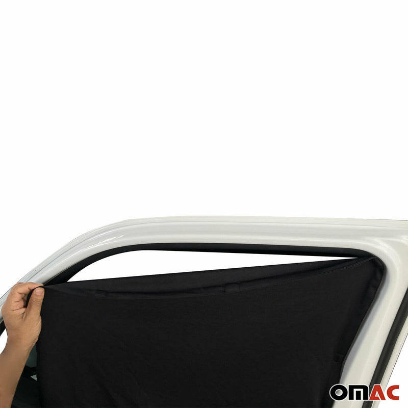 Rideaux pare-soleil magnétique pour Citroen Berlingo 2008-2018 Noir Tissu