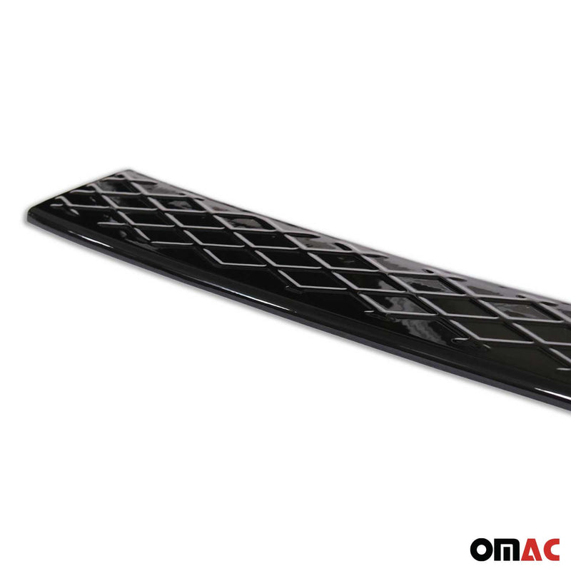 Protection Seuil De Pare-Chocs Arriére pour VW ID.Buzz 2022-25 ABS Noir Brillant
